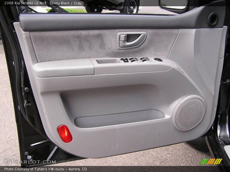 Ebony Black / Gray 2008 Kia Sorento LX 4x4