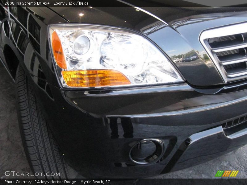 Ebony Black / Beige 2008 Kia Sorento LX 4x4