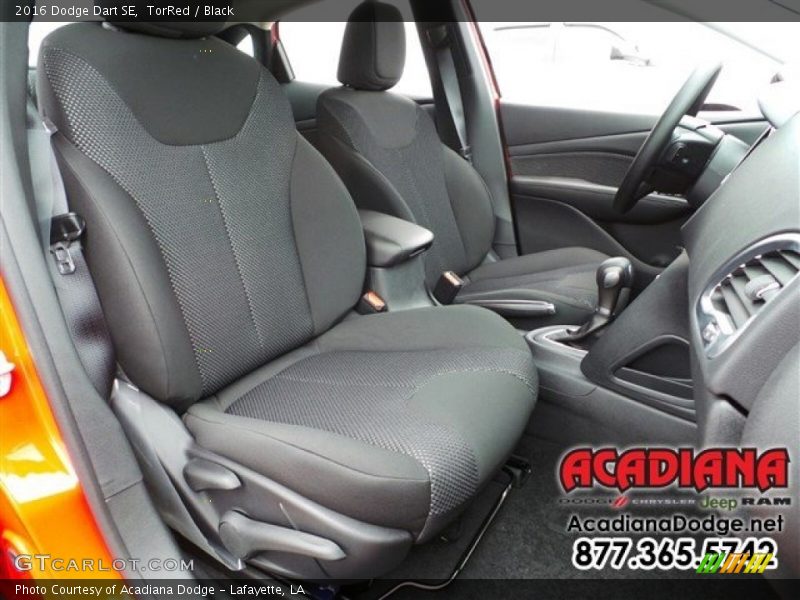 TorRed / Black 2016 Dodge Dart SE