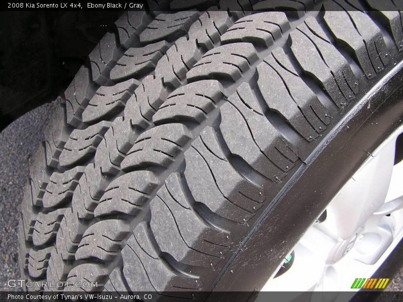 Ebony Black / Gray 2008 Kia Sorento LX 4x4