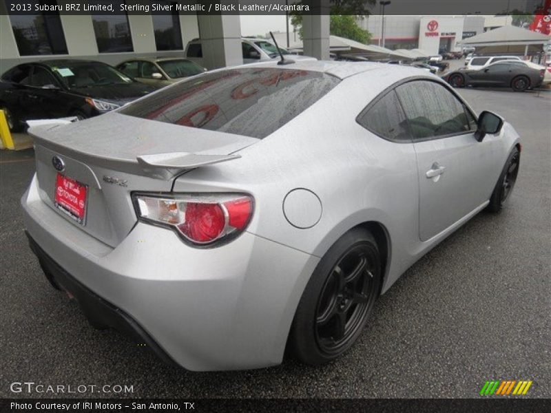 Sterling Silver Metallic / Black Leather/Alcantara 2013 Subaru BRZ Limited