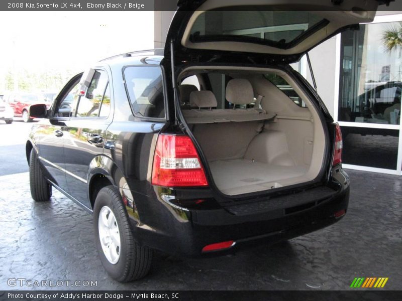 Ebony Black / Beige 2008 Kia Sorento LX 4x4