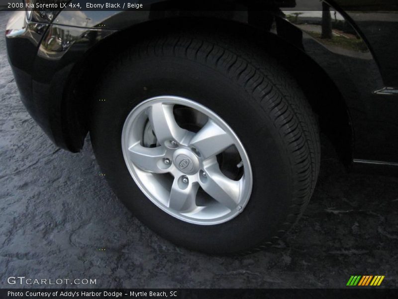 Ebony Black / Beige 2008 Kia Sorento LX 4x4
