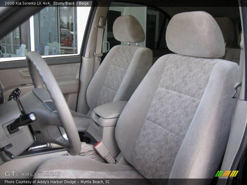 Ebony Black / Beige 2008 Kia Sorento LX 4x4
