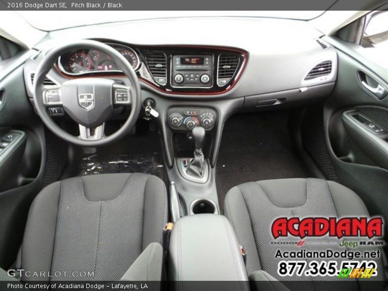 Pitch Black / Black 2016 Dodge Dart SE