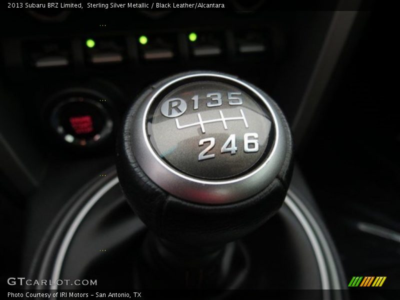Sterling Silver Metallic / Black Leather/Alcantara 2013 Subaru BRZ Limited