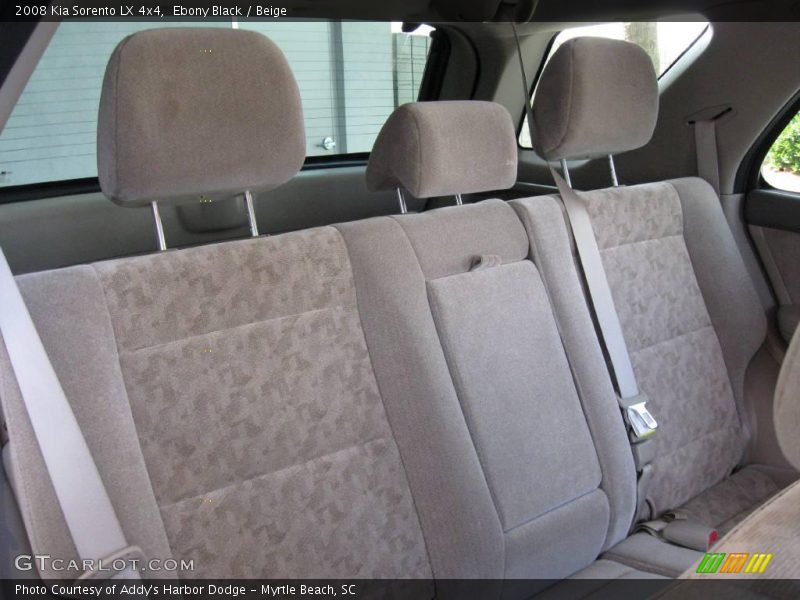 Ebony Black / Beige 2008 Kia Sorento LX 4x4