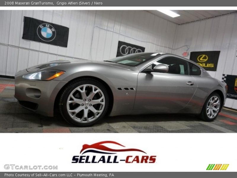 Grigio Alfieri (Silver) / Nero 2008 Maserati GranTurismo