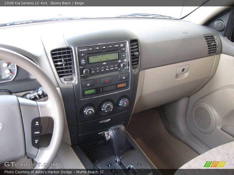 Ebony Black / Beige 2008 Kia Sorento LX 4x4