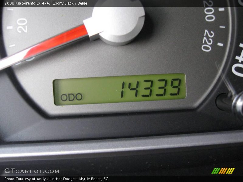 Ebony Black / Beige 2008 Kia Sorento LX 4x4