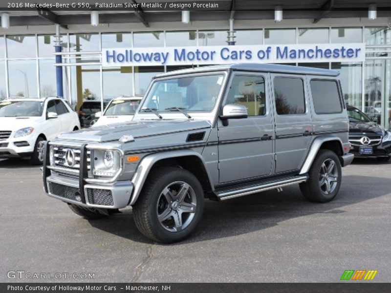 Palladium Silver Metallic / designo Porcelain 2016 Mercedes-Benz G 550