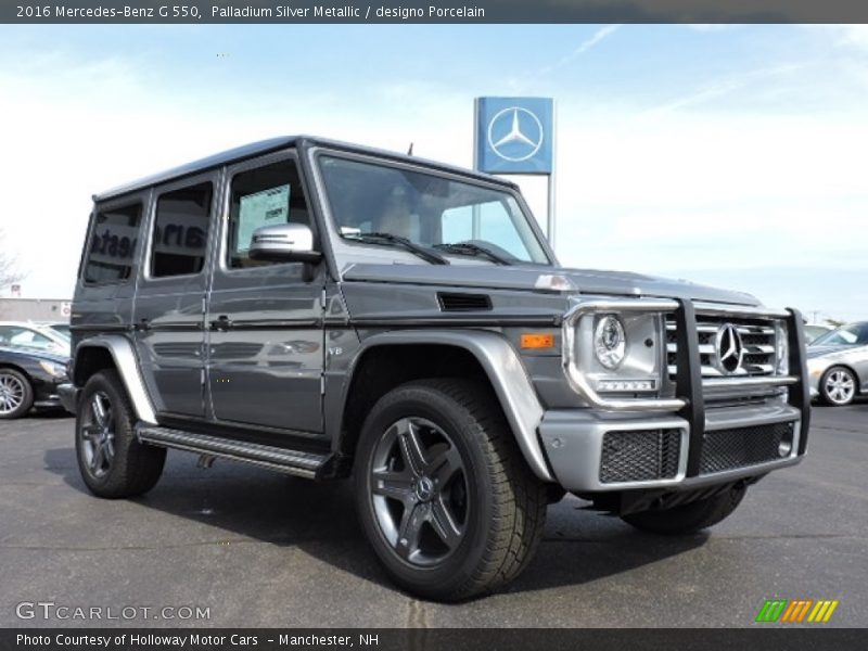 Palladium Silver Metallic / designo Porcelain 2016 Mercedes-Benz G 550
