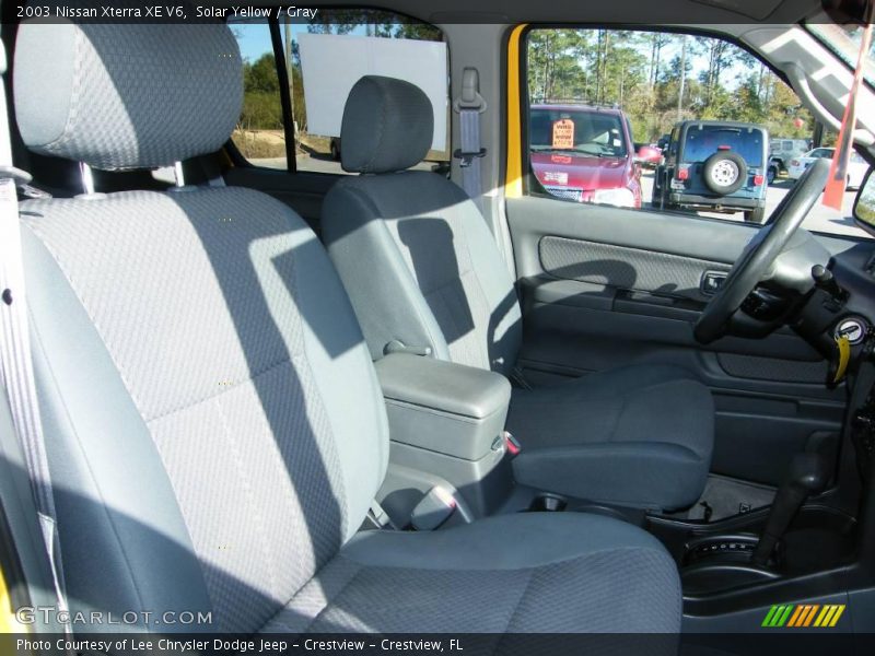 Solar Yellow / Gray 2003 Nissan Xterra XE V6