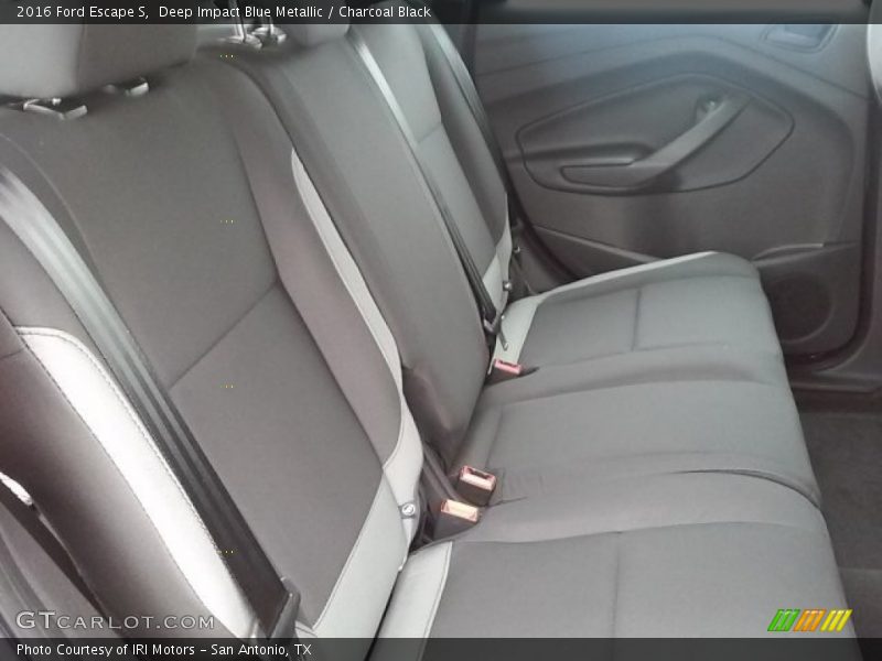 Deep Impact Blue Metallic / Charcoal Black 2016 Ford Escape S