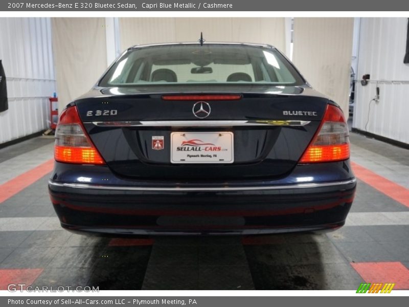 Capri Blue Metallic / Cashmere 2007 Mercedes-Benz E 320 Bluetec Sedan