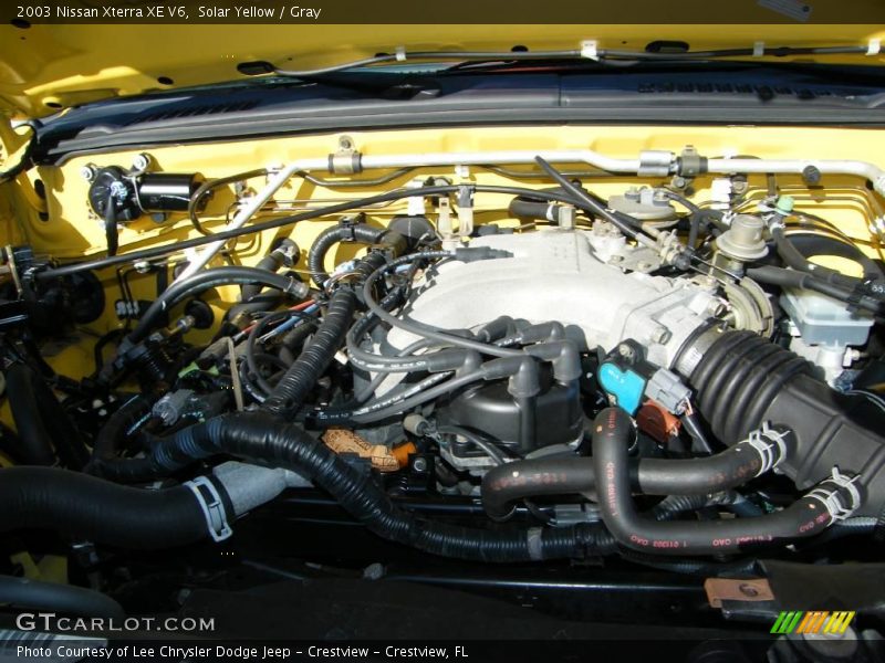 Solar Yellow / Gray 2003 Nissan Xterra XE V6