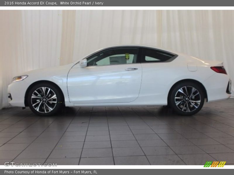 White Orchid Pearl / Ivory 2016 Honda Accord EX Coupe