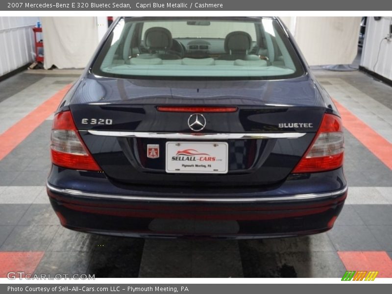 Capri Blue Metallic / Cashmere 2007 Mercedes-Benz E 320 Bluetec Sedan
