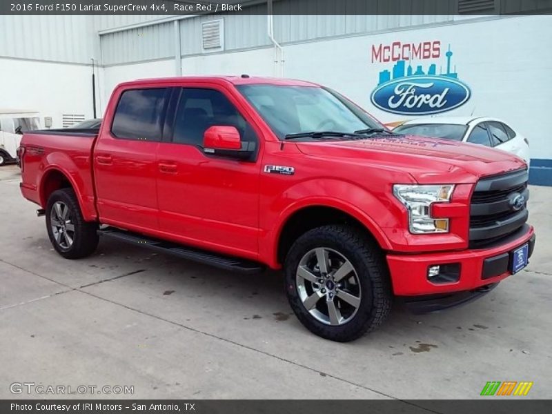 Race Red / Black 2016 Ford F150 Lariat SuperCrew 4x4