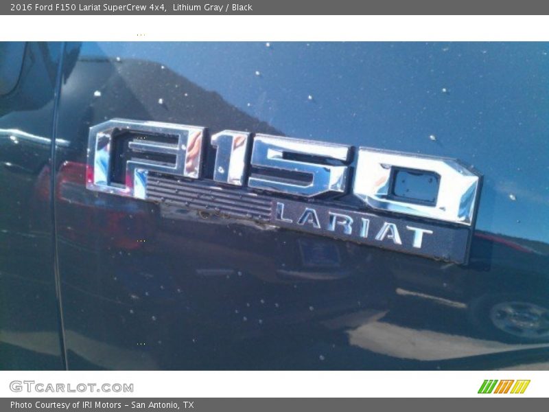 Lithium Gray / Black 2016 Ford F150 Lariat SuperCrew 4x4