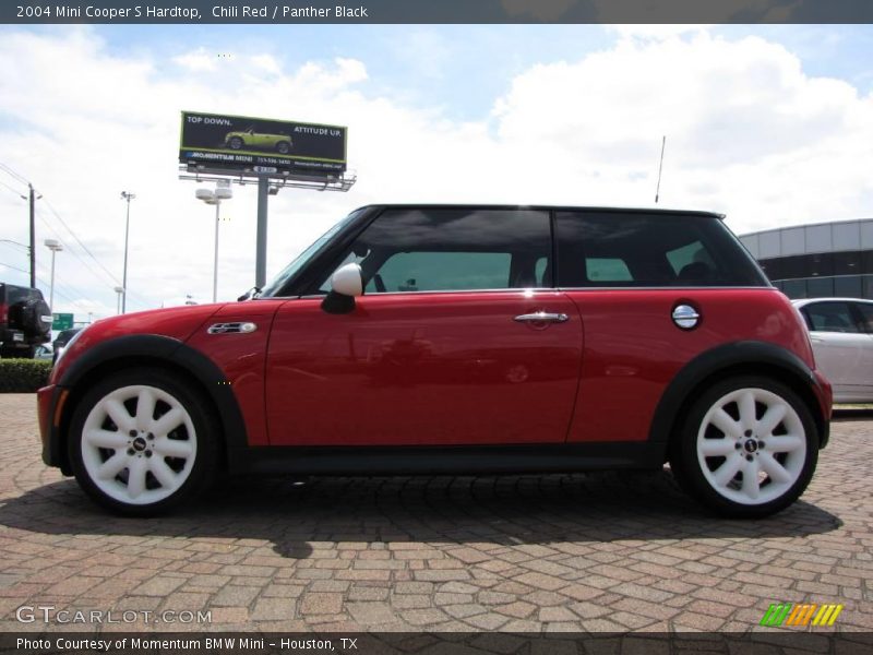 Chili Red / Panther Black 2004 Mini Cooper S Hardtop