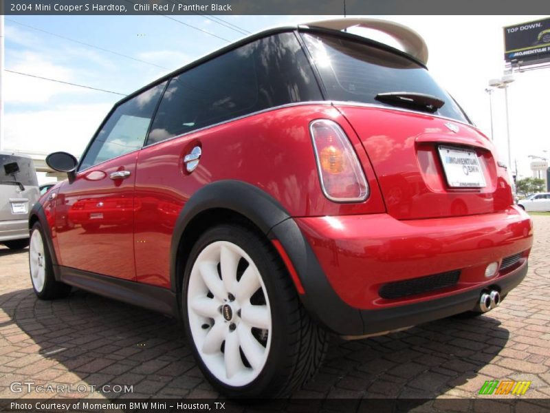 Chili Red / Panther Black 2004 Mini Cooper S Hardtop