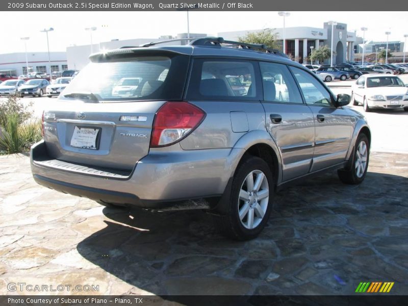 Quartz Silver Metallic / Off Black 2009 Subaru Outback 2.5i Special Edition Wagon