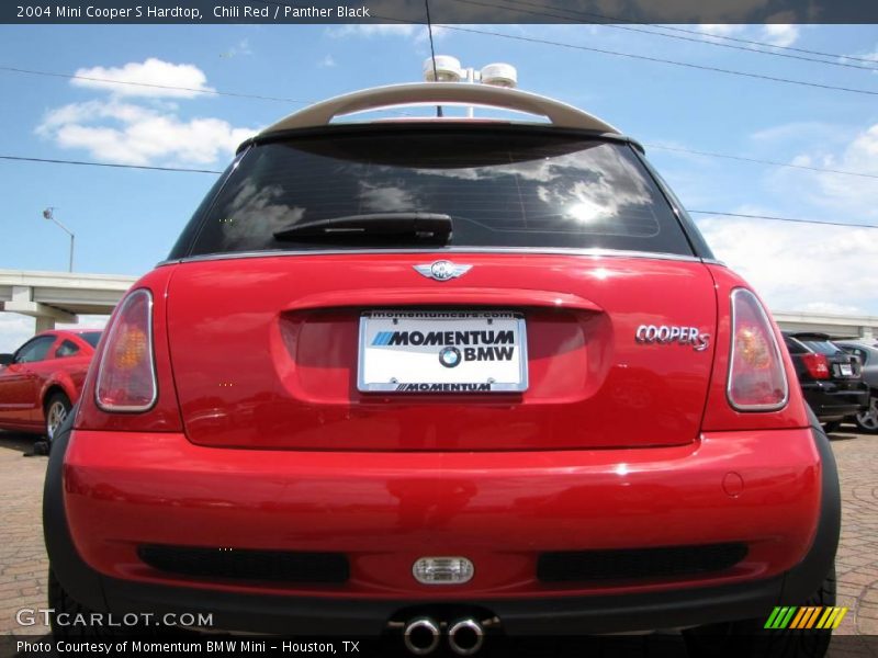 Chili Red / Panther Black 2004 Mini Cooper S Hardtop