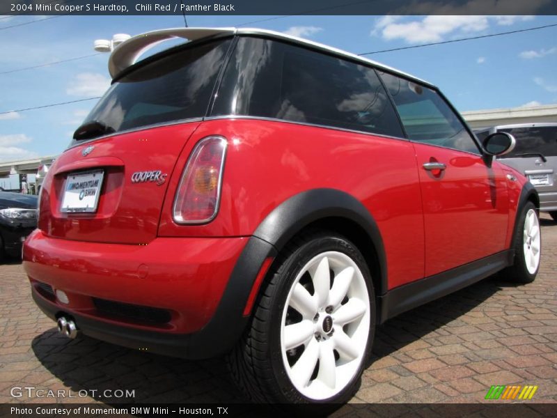 Chili Red / Panther Black 2004 Mini Cooper S Hardtop