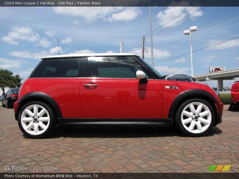 Chili Red / Panther Black 2004 Mini Cooper S Hardtop