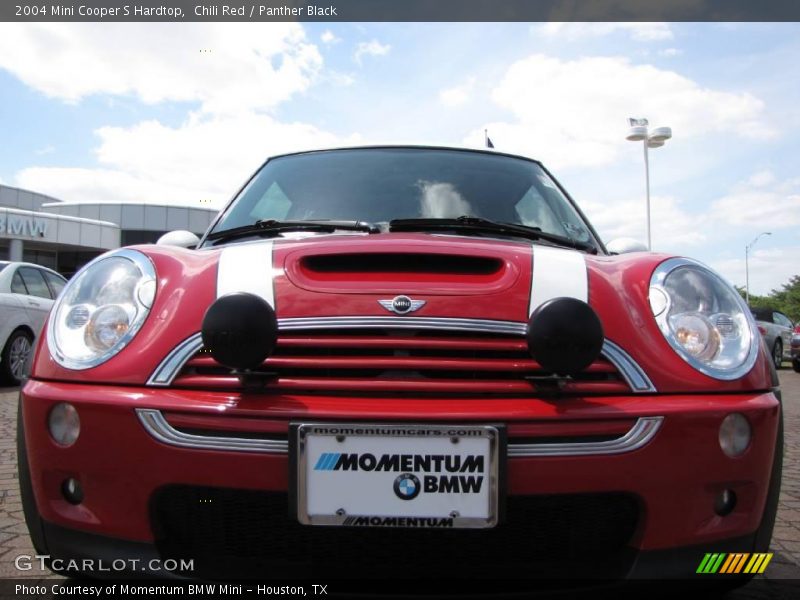 Chili Red / Panther Black 2004 Mini Cooper S Hardtop