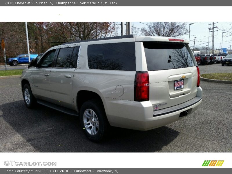 Champagne Silver Metallic / Jet Black 2016 Chevrolet Suburban LS