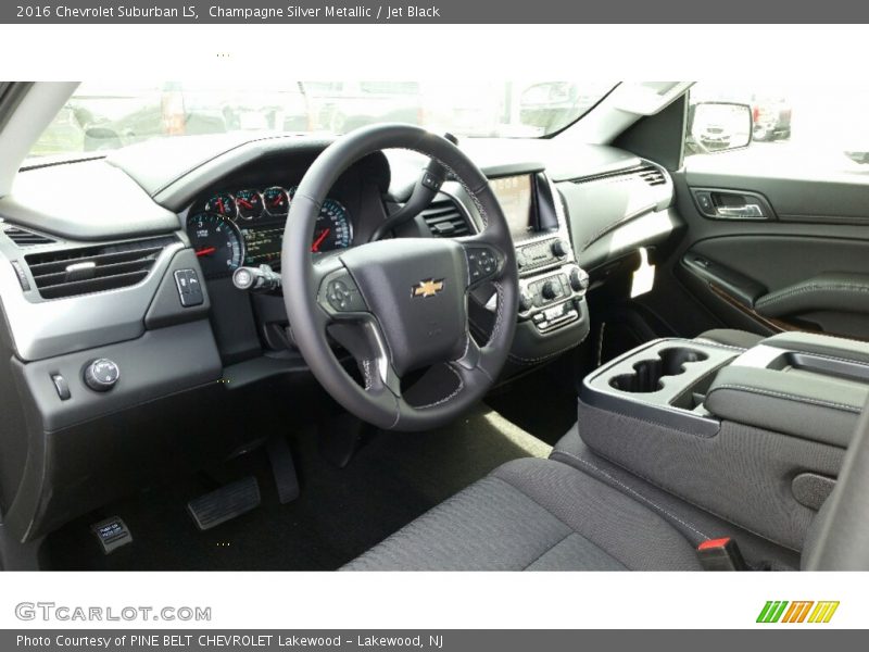 Champagne Silver Metallic / Jet Black 2016 Chevrolet Suburban LS