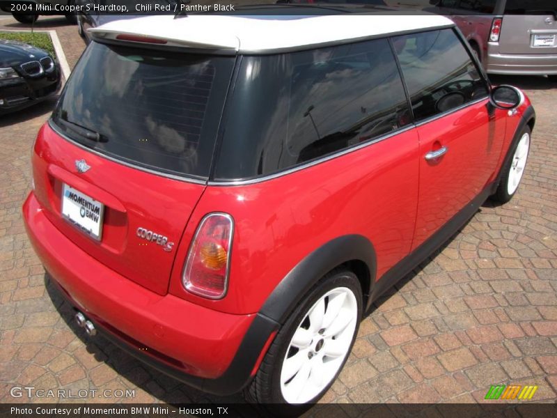 Chili Red / Panther Black 2004 Mini Cooper S Hardtop