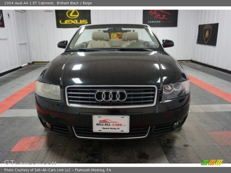 Brilliant Black / Beige 2004 Audi A4 1.8T Cabriolet