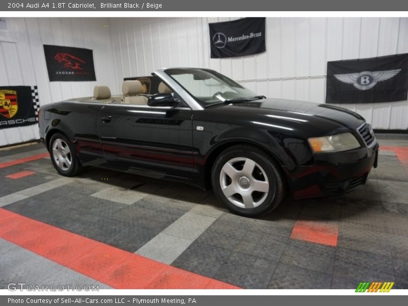 Brilliant Black / Beige 2004 Audi A4 1.8T Cabriolet