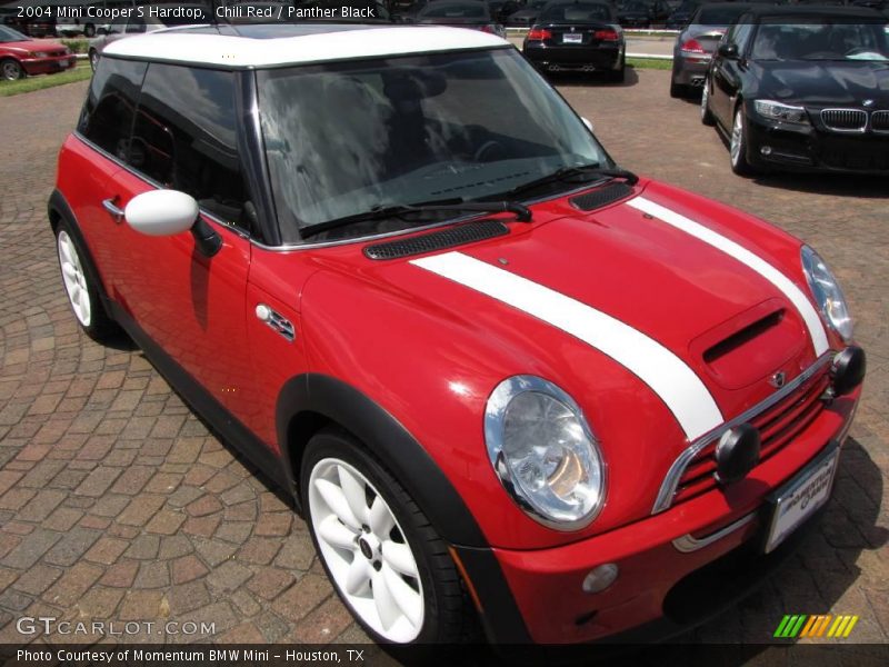 Chili Red / Panther Black 2004 Mini Cooper S Hardtop