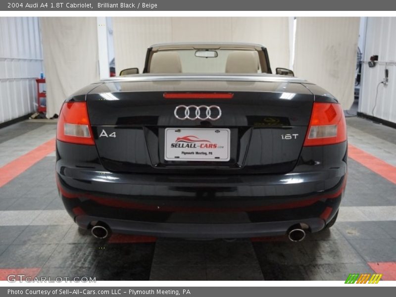 Brilliant Black / Beige 2004 Audi A4 1.8T Cabriolet