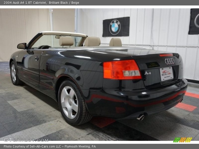 Brilliant Black / Beige 2004 Audi A4 1.8T Cabriolet