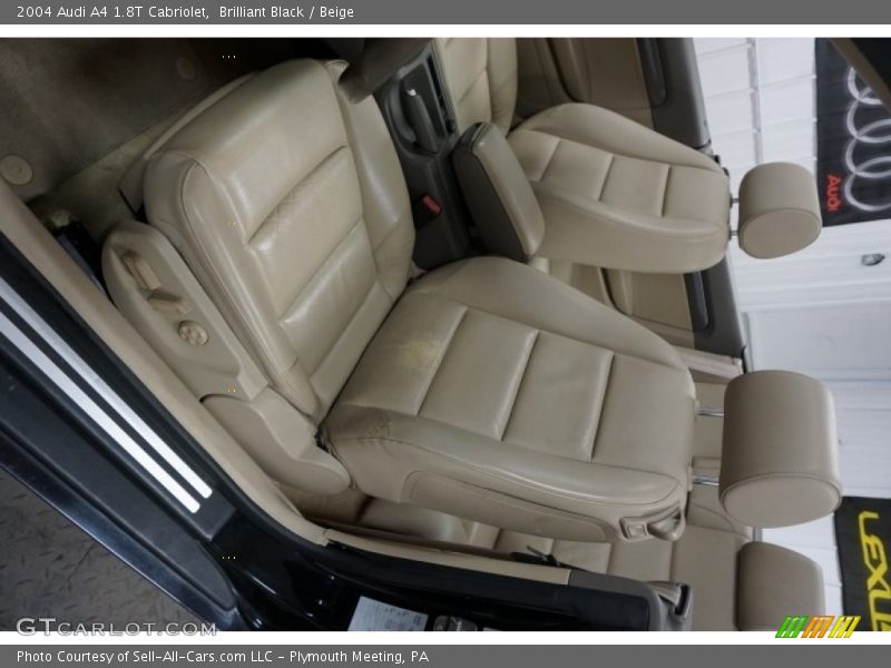 Brilliant Black / Beige 2004 Audi A4 1.8T Cabriolet