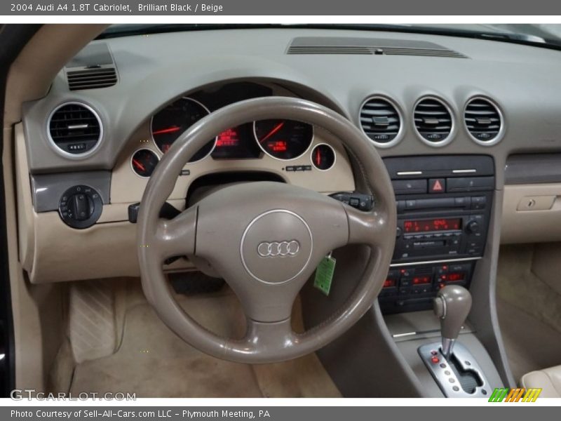 Brilliant Black / Beige 2004 Audi A4 1.8T Cabriolet