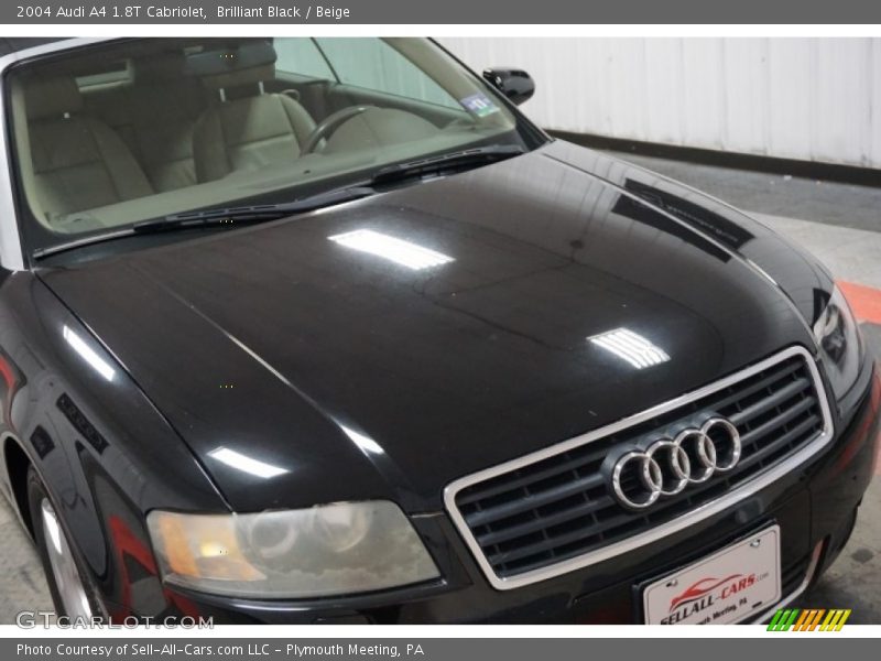Brilliant Black / Beige 2004 Audi A4 1.8T Cabriolet