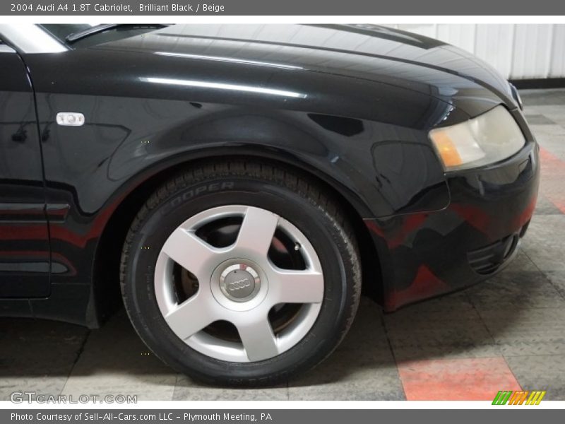 Brilliant Black / Beige 2004 Audi A4 1.8T Cabriolet