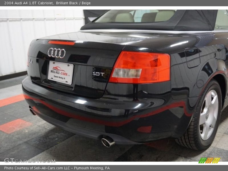 Brilliant Black / Beige 2004 Audi A4 1.8T Cabriolet