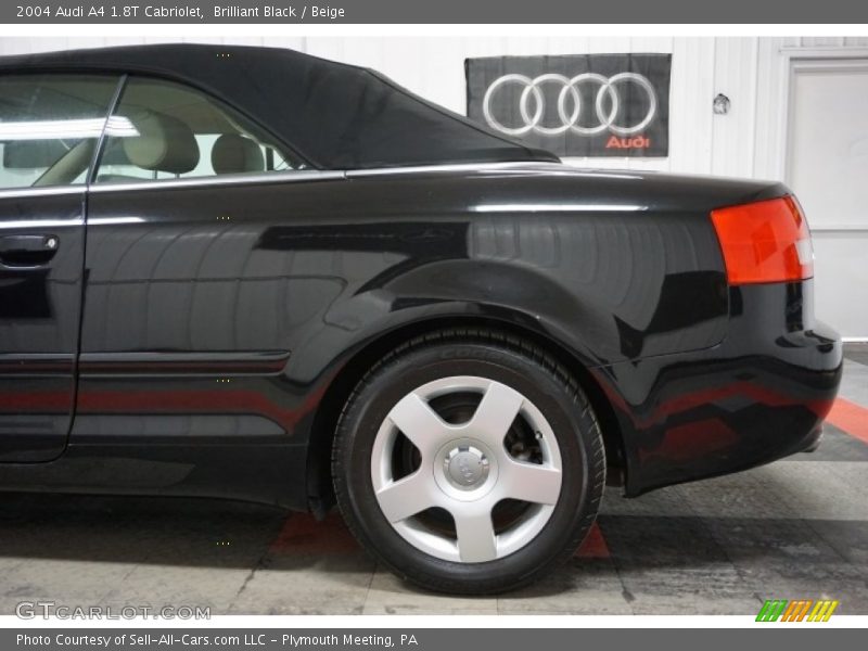 Brilliant Black / Beige 2004 Audi A4 1.8T Cabriolet