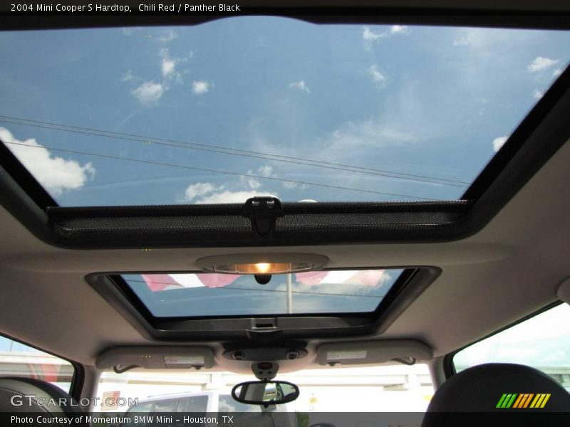 Chili Red / Panther Black 2004 Mini Cooper S Hardtop