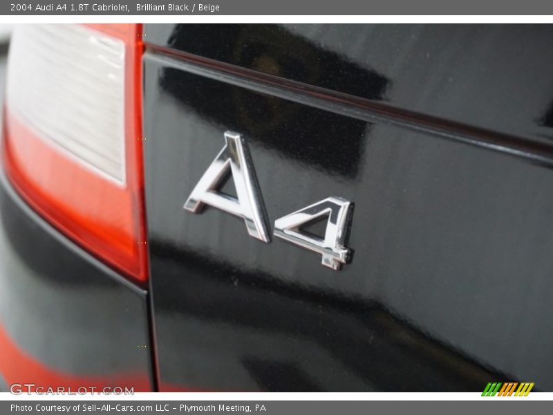 Brilliant Black / Beige 2004 Audi A4 1.8T Cabriolet