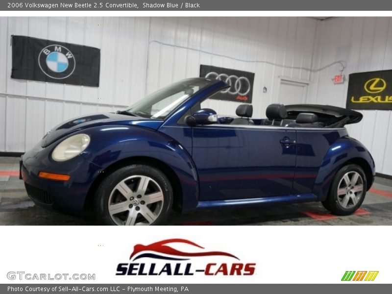 Shadow Blue / Black 2006 Volkswagen New Beetle 2.5 Convertible