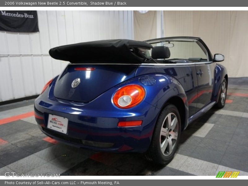 Shadow Blue / Black 2006 Volkswagen New Beetle 2.5 Convertible