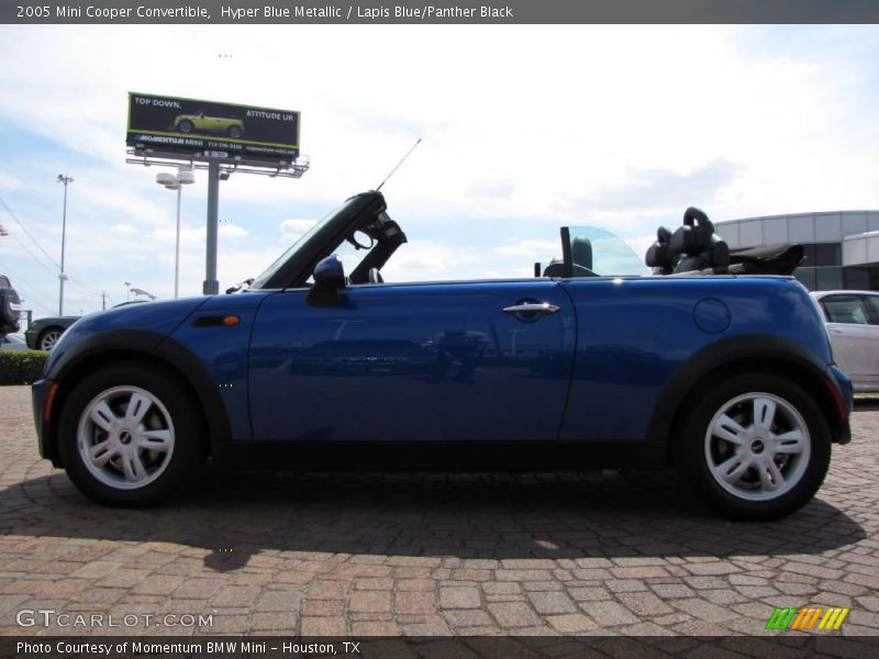 Hyper Blue Metallic / Lapis Blue/Panther Black 2005 Mini Cooper Convertible